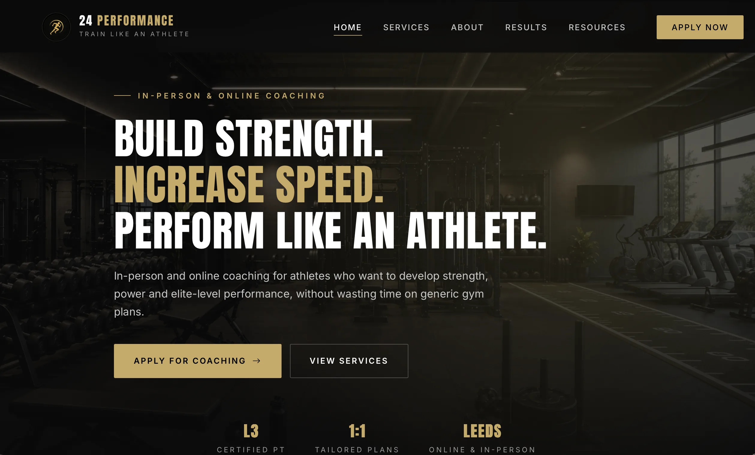 24Performance website