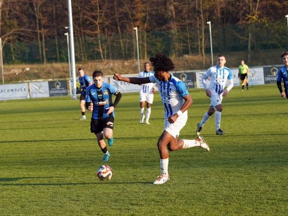 Foley Nkem playing football abroad