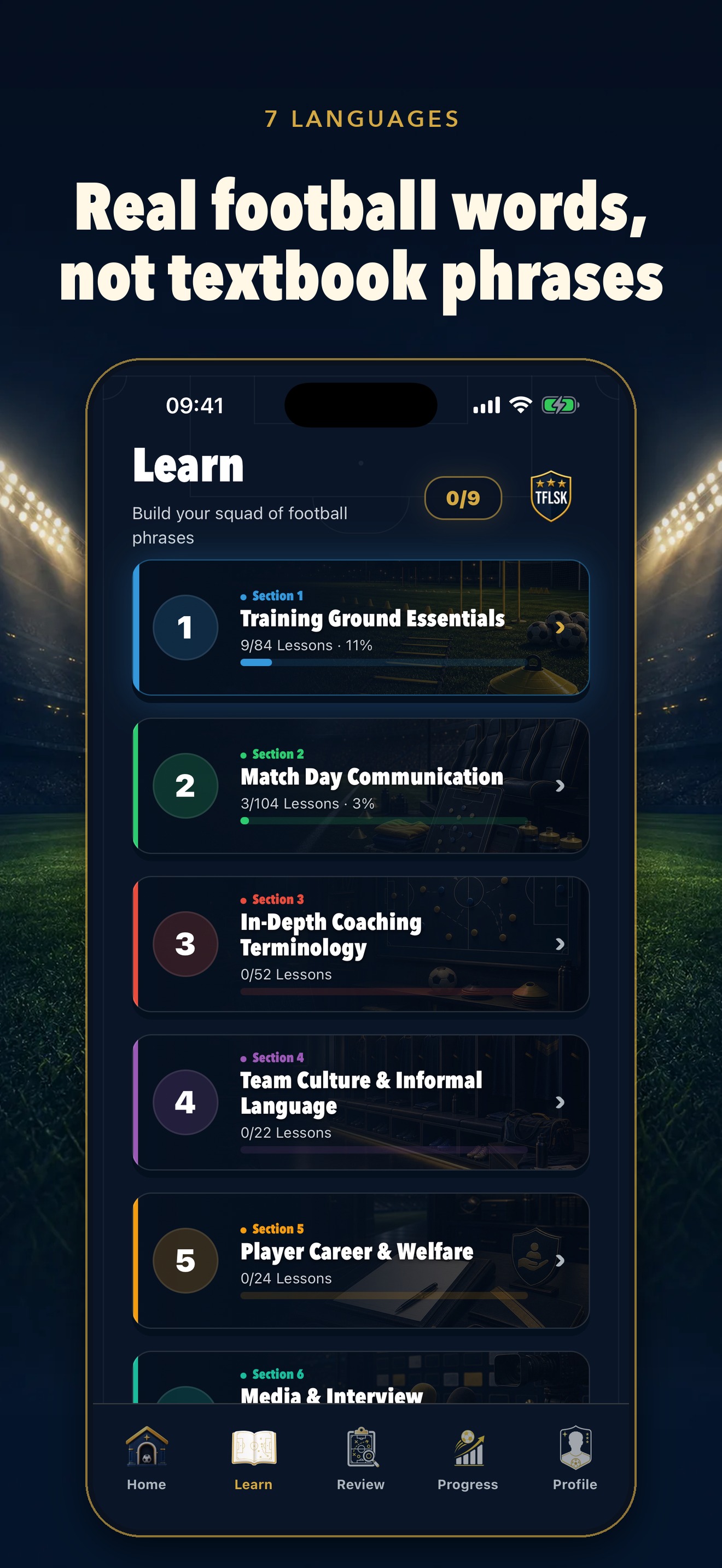 TFLSK App Store preview: Learn