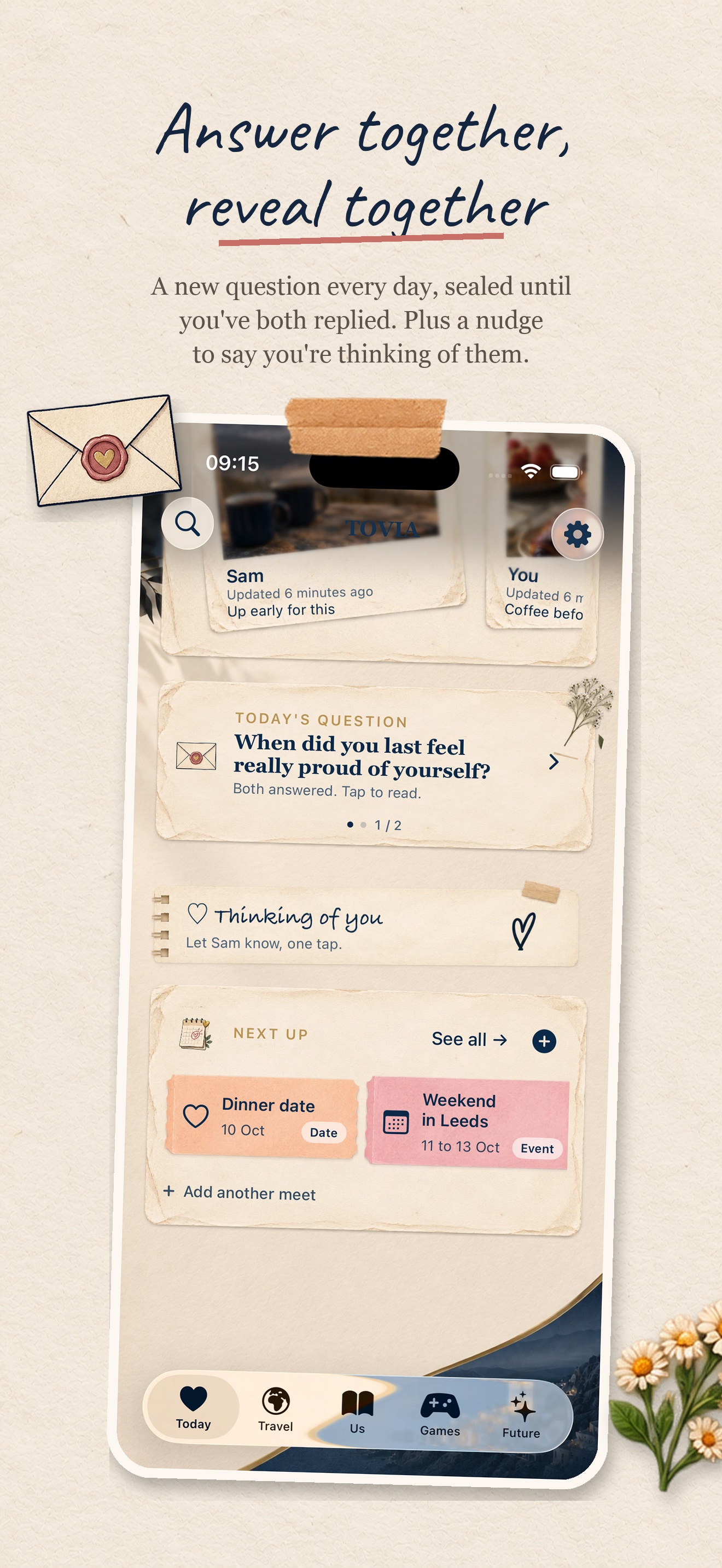 Tovia App Store preview: Today, together