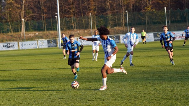 Foley playing a football match in Poland