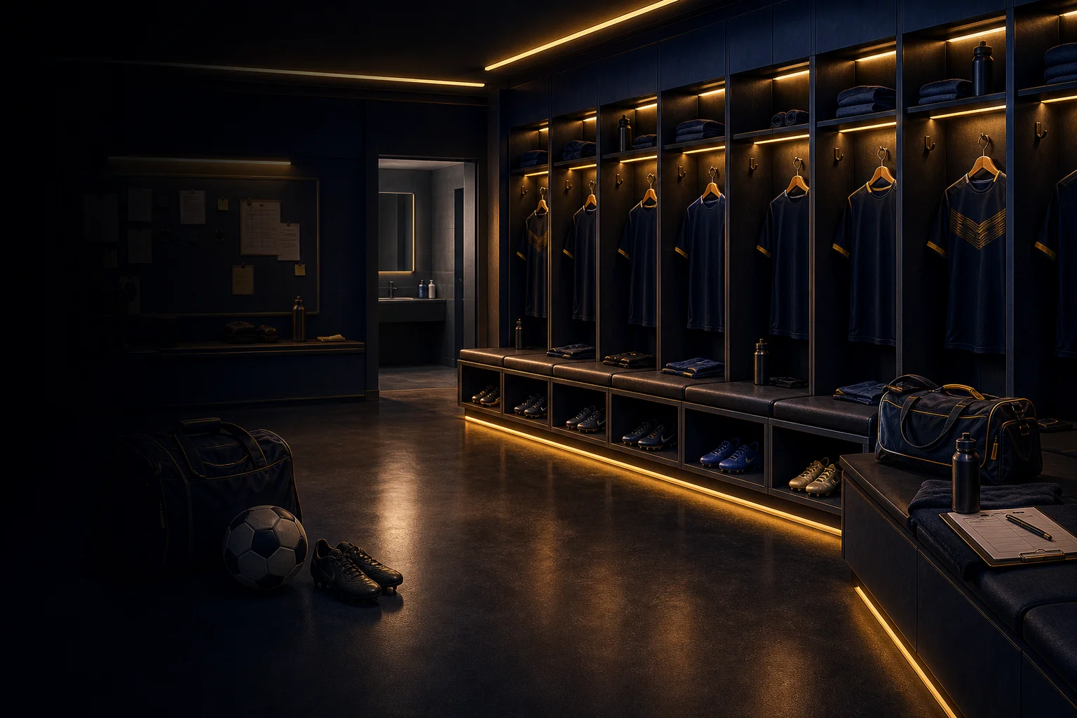 Football changing room